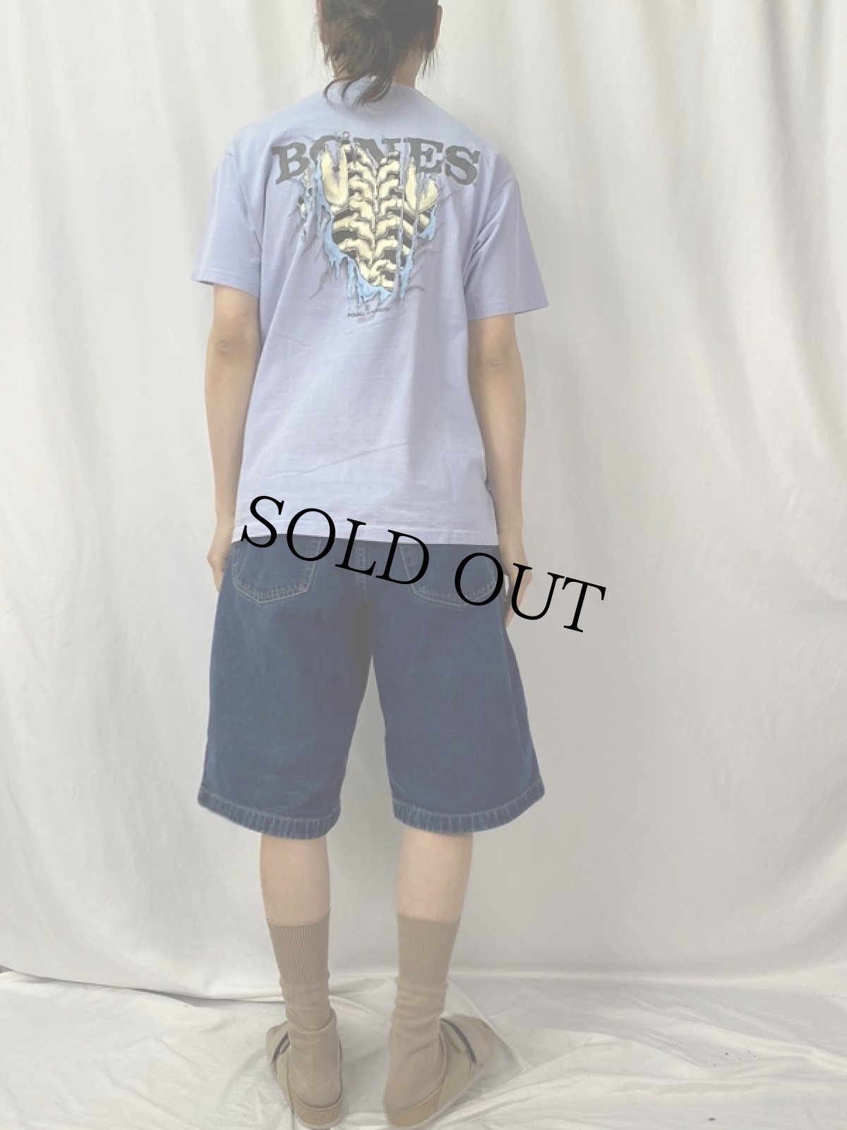 画像4: 90's POWELL PERALTA USA製 "BONES" プリントTシャツ XL (4)