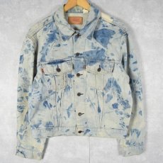 画像1: 80〜90's Levi's 75506 ブリーチデニムジャケット SIZE44 (1)