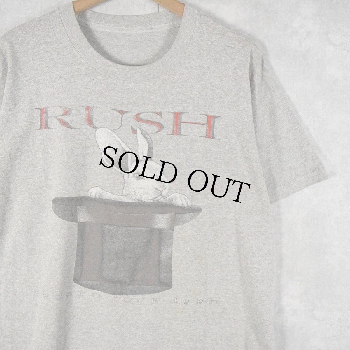 画像1: 90's RUSH "PRESTO TOUR" ロックバンドツアーTシャツ (1)