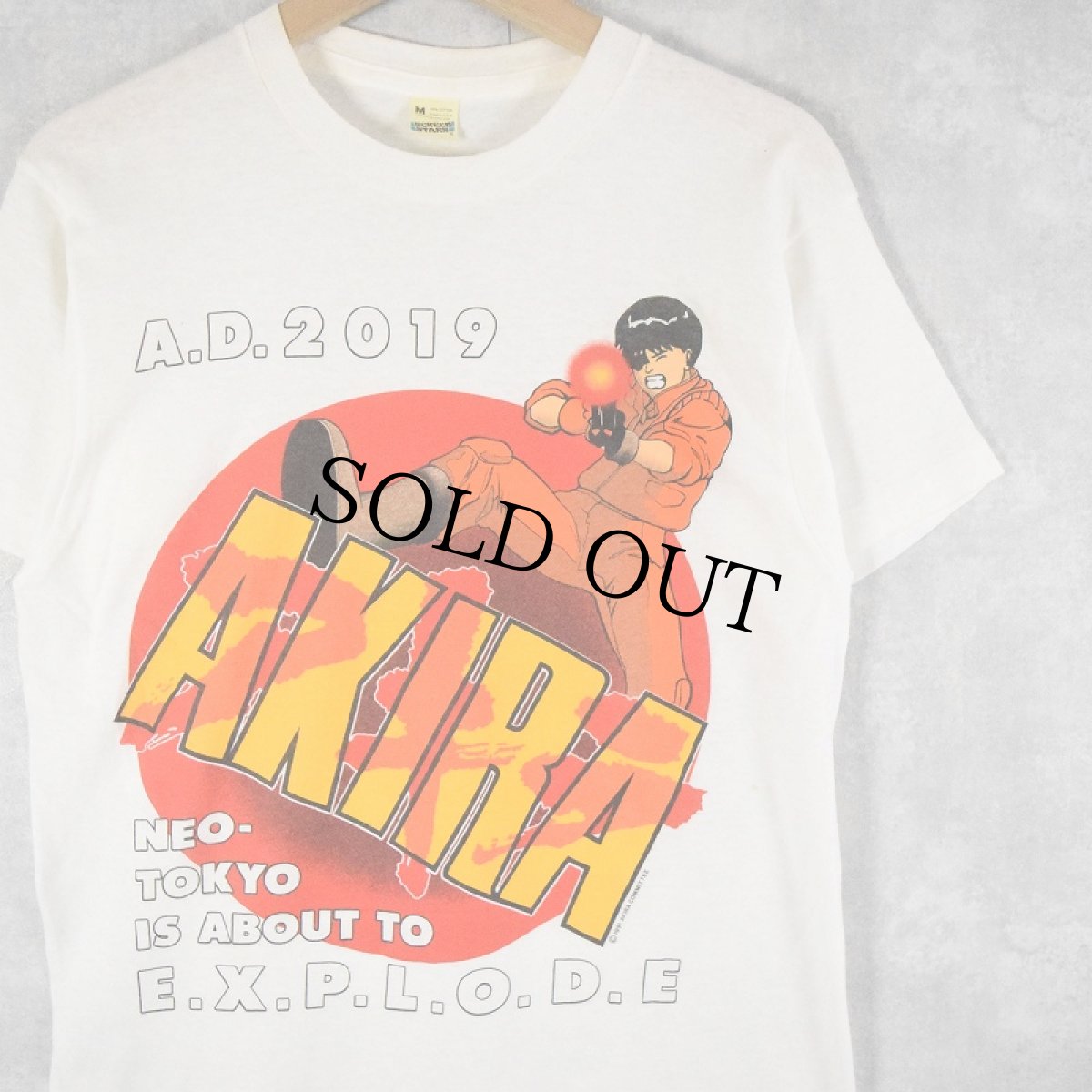 画像1: 80's AKIRA USA製 アニメプリントTシャツ M (1)