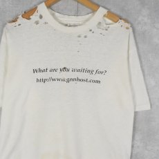 画像1: 90's "What are you waiting for?" プリントTシャツ (1)