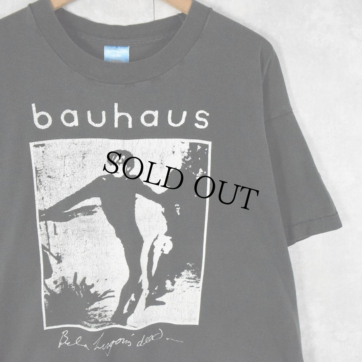 画像1: 90's Bauhaus "Bela Lugosi's Dead" ロックバンドTシャツ XL (1)