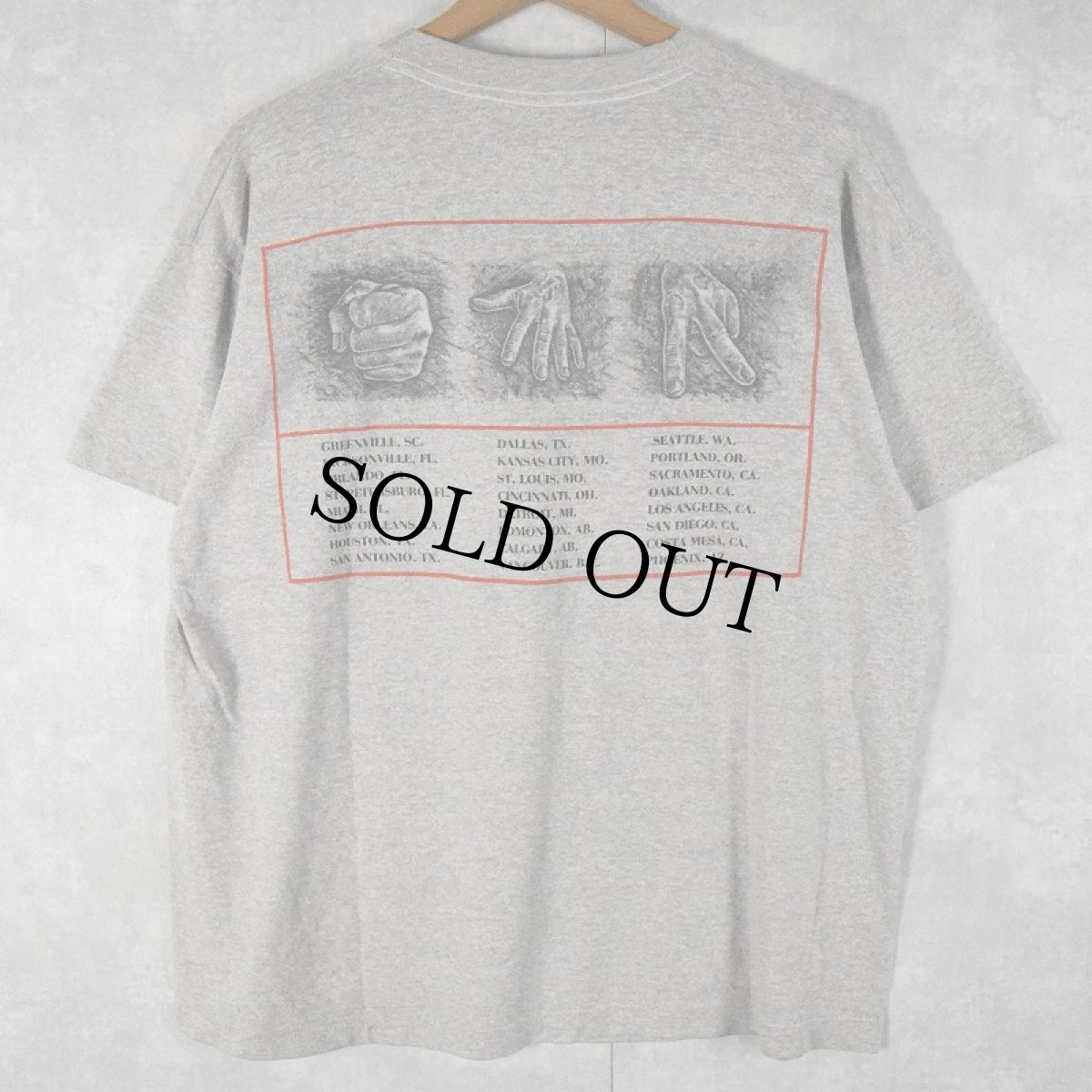 画像2: 90's RUSH "PRESTO TOUR" ロックバンドツアーTシャツ (2)