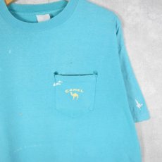 画像1: 90's CAMEL ロゴプリント ポケットTシャツ (1)