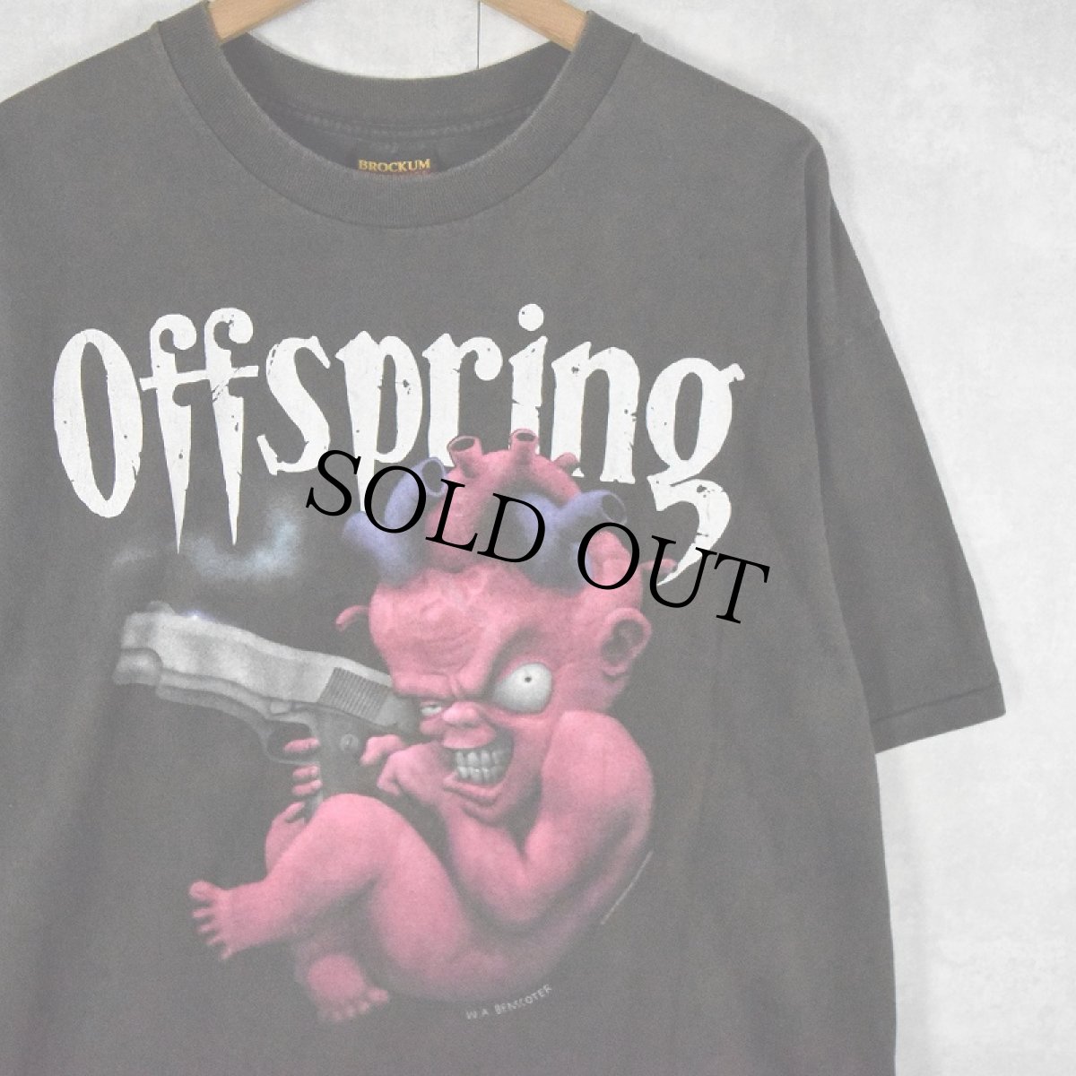 画像1: 90's THE OFFSPRING USA製 "DEVIL BABY" ポップパンクバンドTシャツ XL (1)