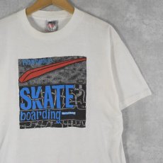 画像1: 90's USA製 TRANSEWORLD SKATE BOARDING MAGAZINE スケート雑誌プリントTシャツ XL (1)