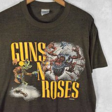 画像1: 80's GUNS N' ROSES USA製 ロックバンドTシャツ L (1)