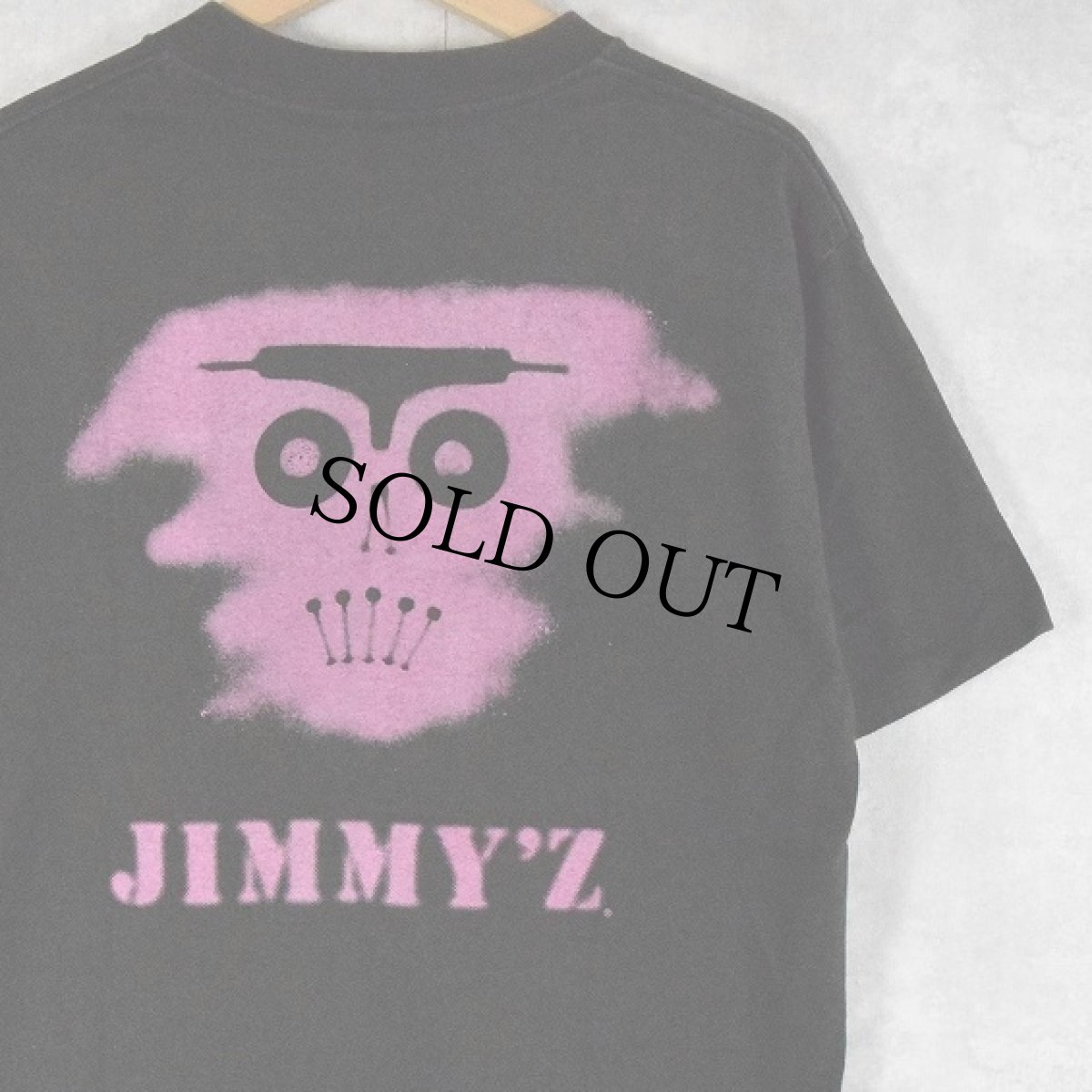 画像1: 90's JIMMY'Z USA製 プリントTシャツ L (1)