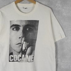 画像1: 90's "Cocaine gun" 広告プリントTシャツ XL (1)