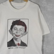 画像1: MAD "ALFRED E.NEUMAN" キャラクタープリントTシャツ (1)