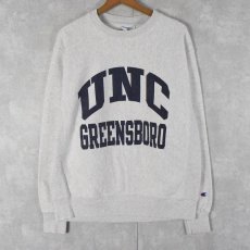 画像1: Champion REVERE WEAVE "UNC GREENSBORO" プリントスウェット  (1)