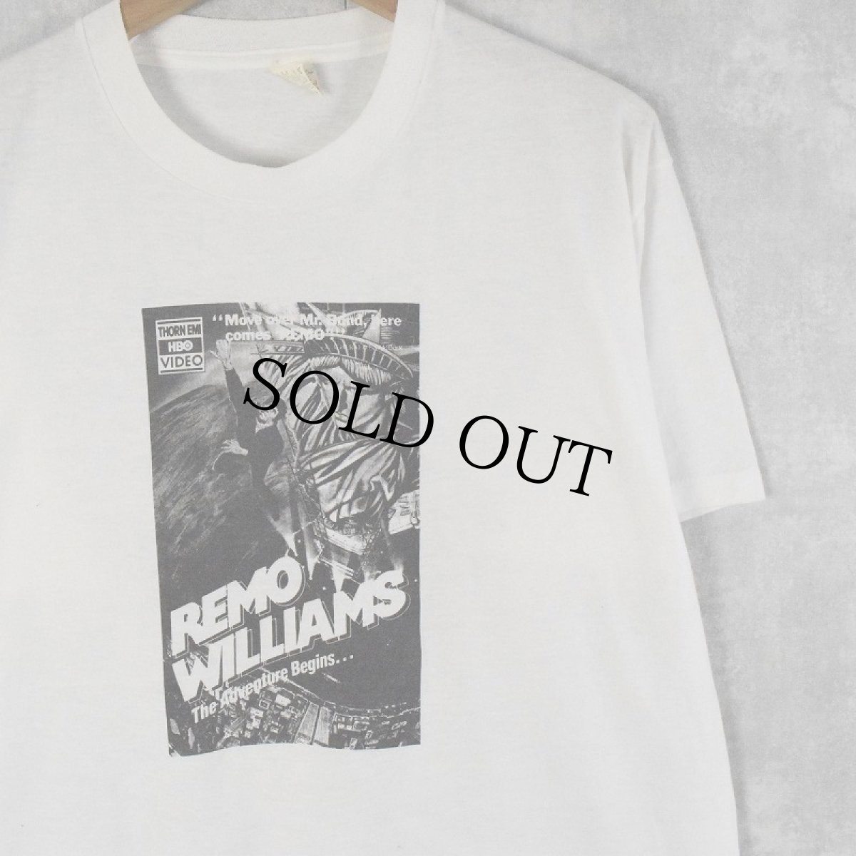 画像1: 80's REMO WILLIAMS USA製 映画プリントTシャツ XL (1)