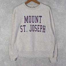 画像1: Champion REVERE WEAVE "MOUNT ST.JOSEPH" プリントスウェット M (1)