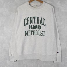 画像1: Champion REVERE WEAVE "CENTRAL METHODIST" プリントスウェット  (1)