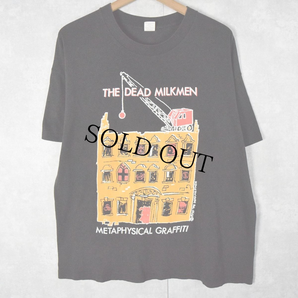 画像1: 90's THE DEAD MILKMEN USA製 パンクロックバンドTシャツ L (1)