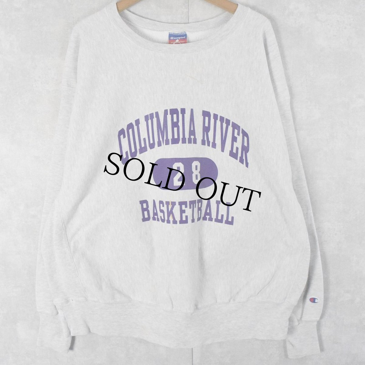 画像1: Champion REVERSE WEAVE "COLUMBIA RIVER BASKETBALL" プリントスウェット XXL (1)