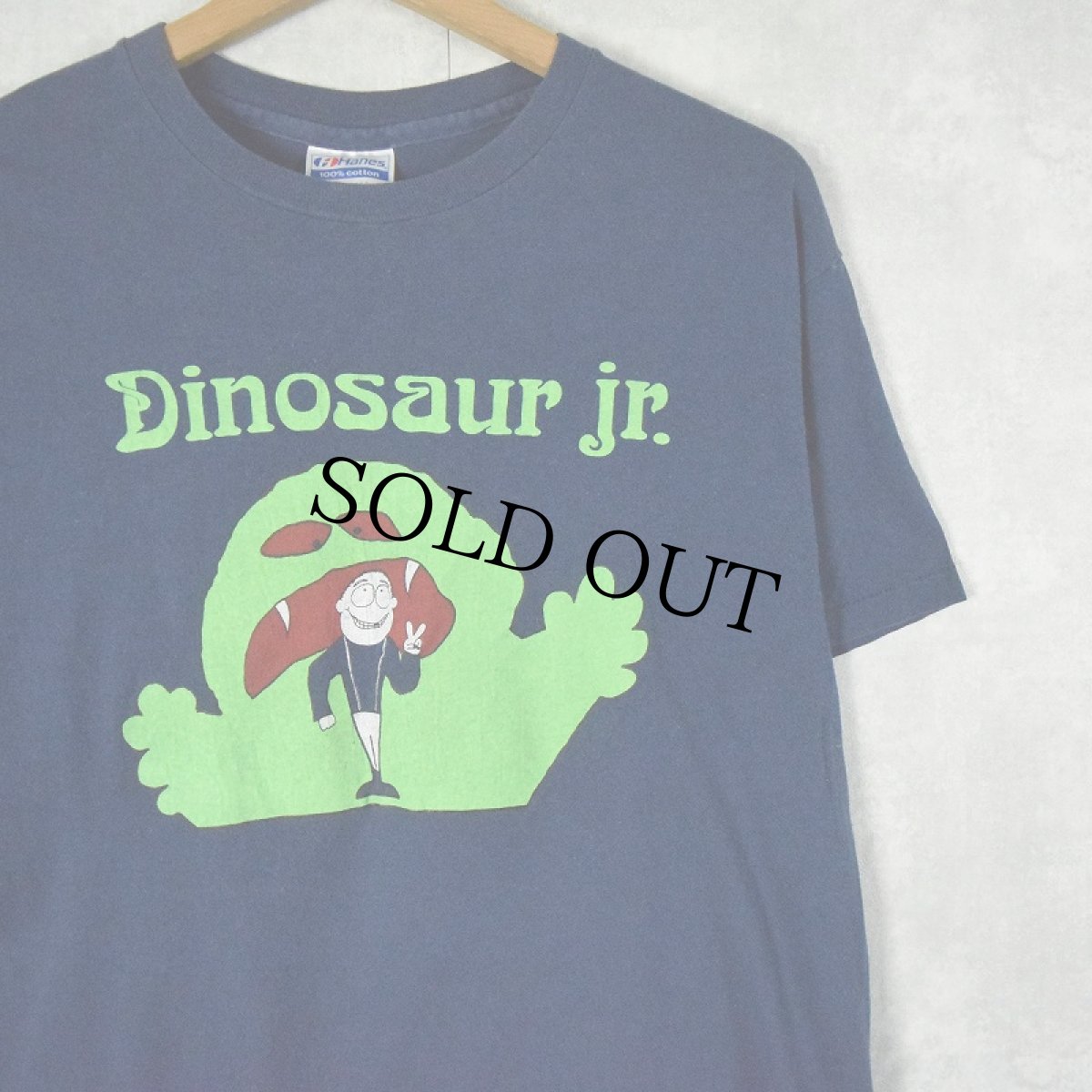 画像1: 90's Dinosaur jr USA製 オルタナティヴ・ロックバンドTシャツ L (1)