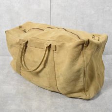 画像1: 40's WWII British Canadian Army Canvas Bag (1)