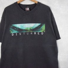 画像1: DISTURBED "LOOK IN MYPACE..." ヘヴィメタルバンド Tシャツ (1)