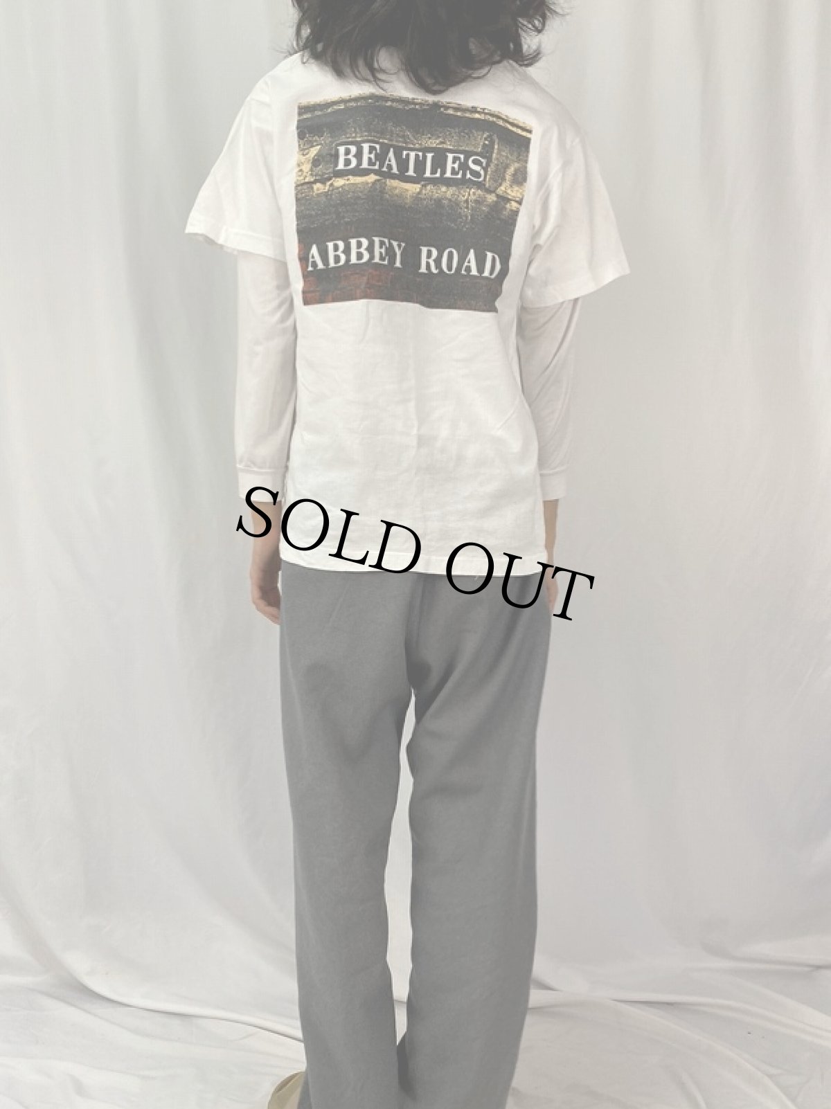 画像4: 90's The Beatles USA製 "ABBEY ROAD" ロックバンドTシャツ L (4)