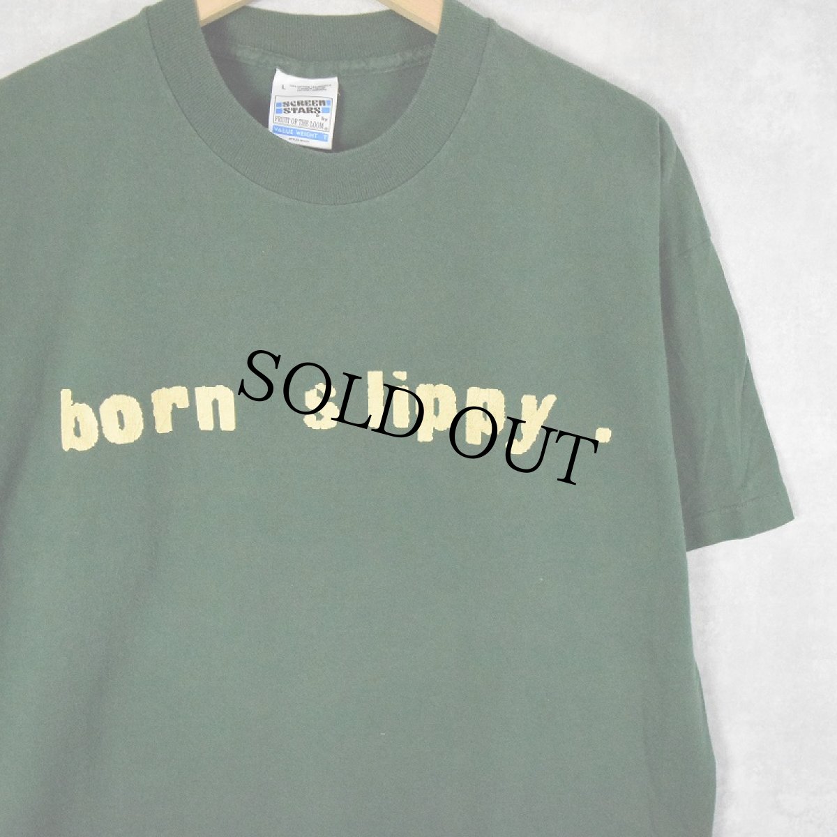 画像1: 90's Underworld USA製 "Born Slippy" エレクトニック・ミュージックTシャツ L (1)