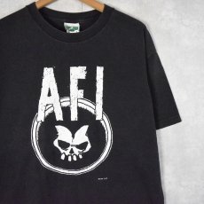 画像1: AFI "I HATE PUNK ROCK" ロックバンドTシャツ L (1)