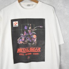 画像1: METALGEAR ビデオゲームプリントTシャツ XL (1)