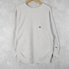 画像1: 90's Champion REVERSE WEAVE USA製 ロゴ刺繍 スウェット XL (1)