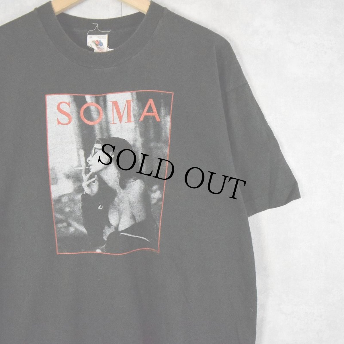 画像1: 【お客様HOLD中】90's Marco Micheletti USA製 "SOMA" フォトプリントTシャツ XL (1)