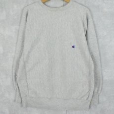 画像1: 90's Champion REVERSE WEAVE USA製 ロゴ刺繍 スウェット XL (1)