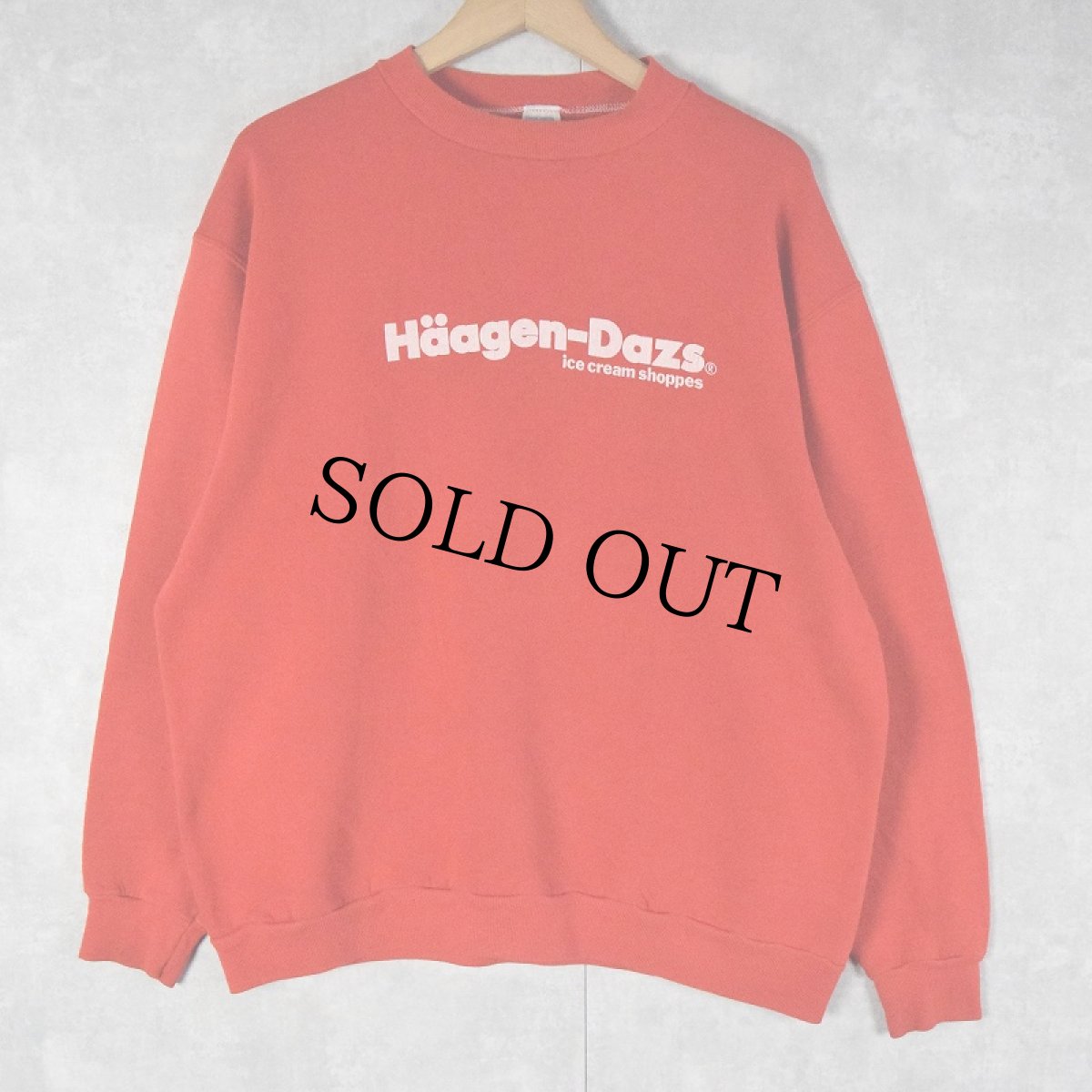画像2: 90's Haagen-Dazs USA製 ロゴプリントスウェット XL (2)