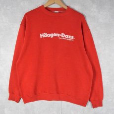 画像2: 90's Haagen-Dazs USA製 ロゴプリントスウェット XL (2)