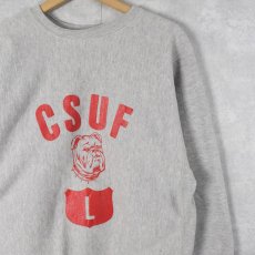 画像1: 70's Champion REVERSE WEAVE 単色タグ USA製 "CSUF" L (1)