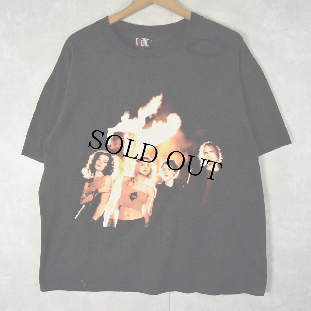 画像1: 90〜00's Hole "Celebrity Skin" オルタナティブロックバンドTシャツ L (1)