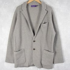 画像1: Ralph Lauren Purple Label ITALY製 カシミヤ テーラードジャケット L (1)