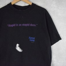 画像1: 90's Forrest Gump "Stupid is as stupid does." 映画プリントTシャツ L (1)