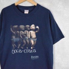 画像1: 90〜00's THE DANCING BABY "OOGA-CHAKA" イラストプリントTシャツ L (1)