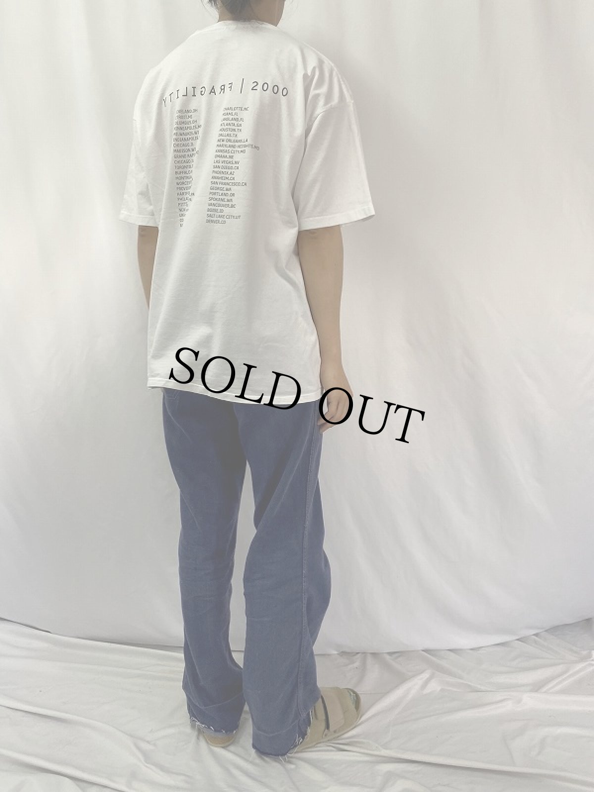 画像4: 2000's NINE INCH NAILS USA製 "FRAGILITY" ロックバンドプリントTシャツ XL (4)