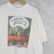 画像1: 90's USA製 "FEELERS..." イラストプリントTシャツ XL (1)