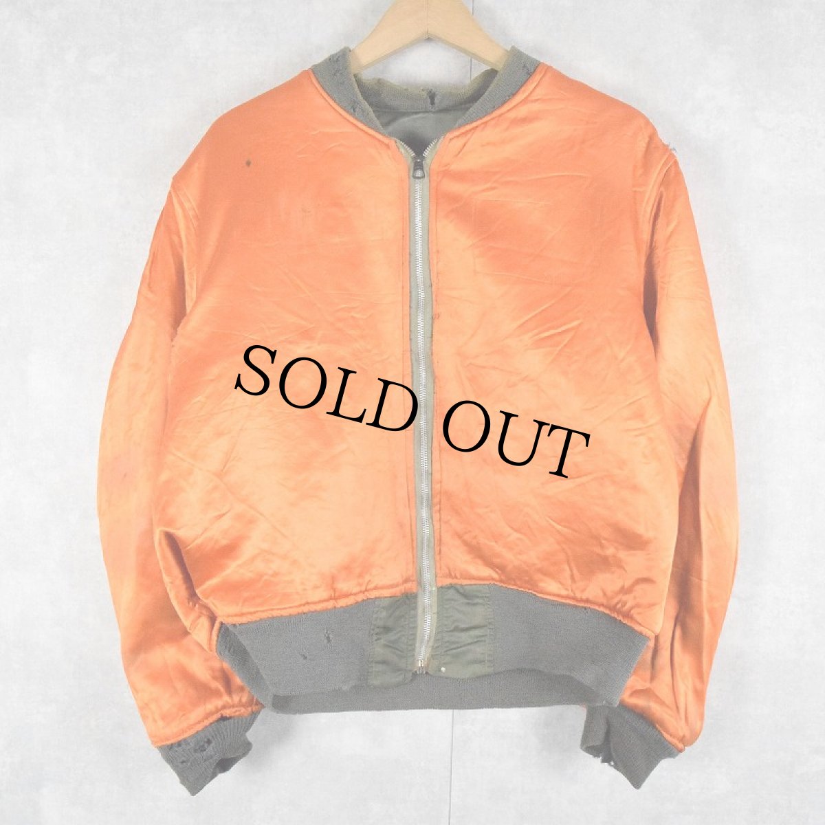 画像2: 70's U.S.AIR FORCE L-2B フライトジャケット LARGE (2)