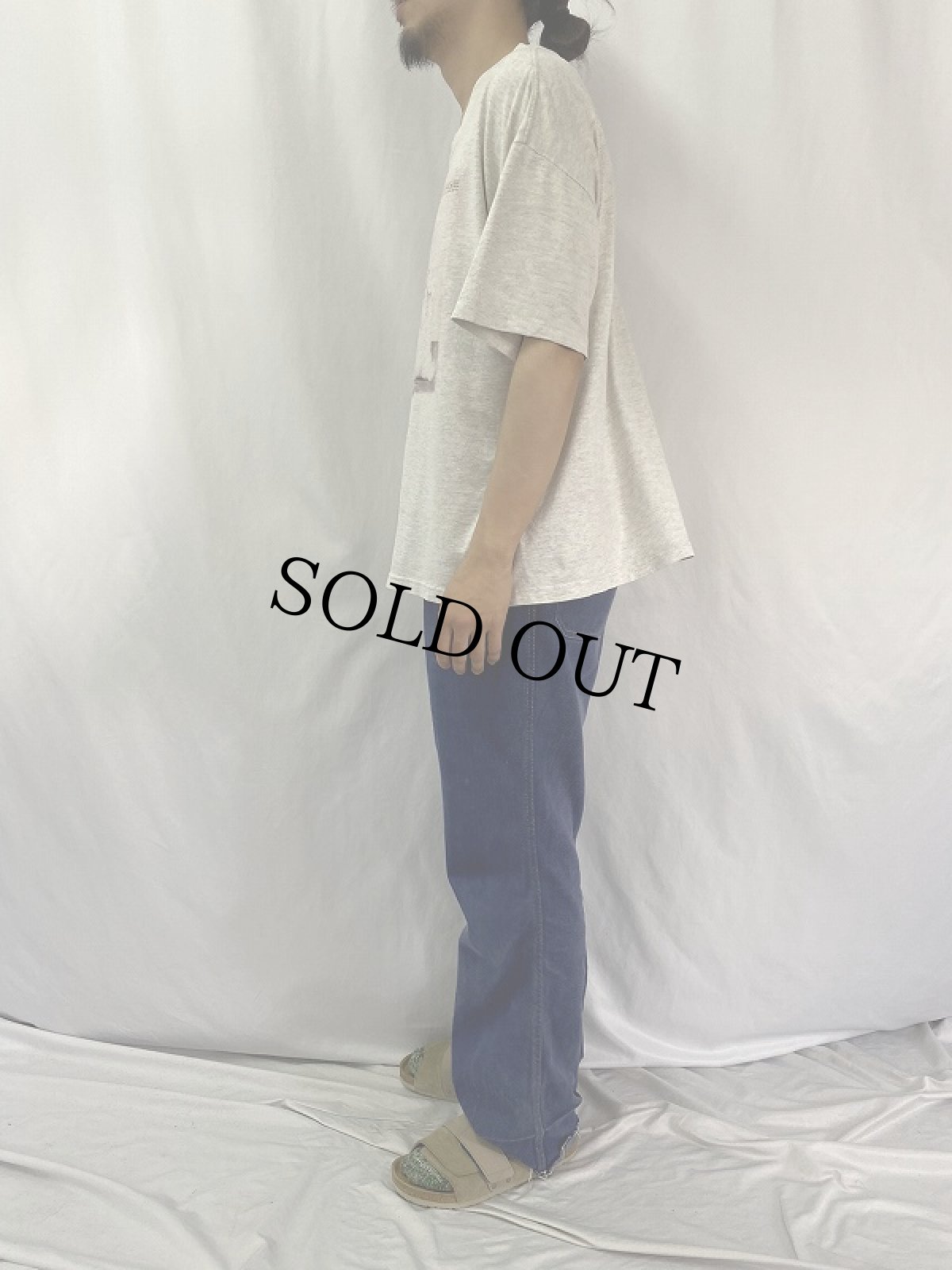 画像3: 90's SAUSAGE USA製 "riddles are ahound tonight" オルタナティブロックバンドプリントTシャツ XL (3)