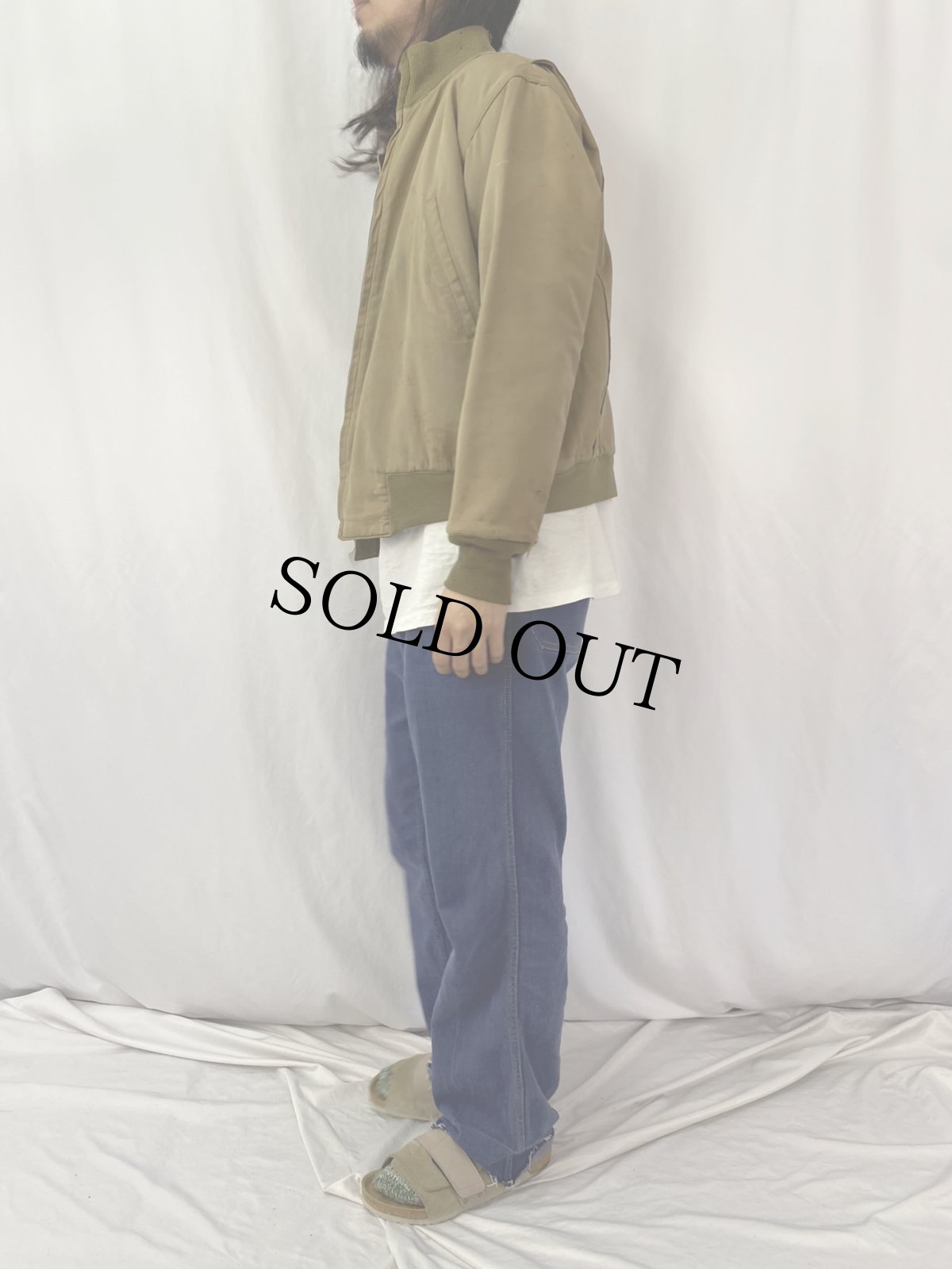 画像3: [お客様お支払い処理中]40's U.S.ARMY "コの字エンド" タンカースジャケット 2nd (3)