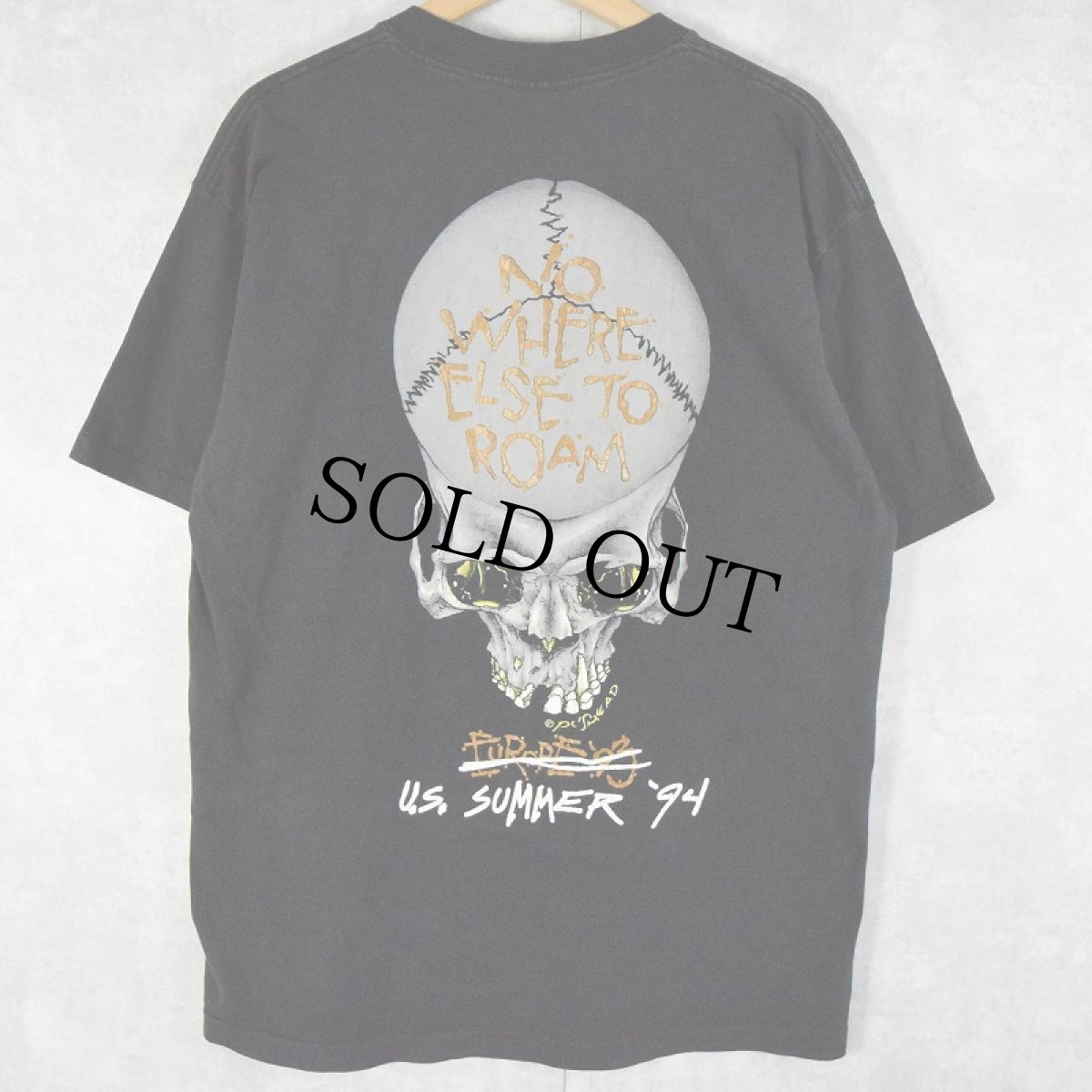 画像2: 90's METALLICA pushead USA製 ロックバンドツアーTシャツ XL (2)