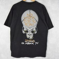 画像2: 90's METALLICA pushead USA製 ロックバンドツアーTシャツ XL (2)