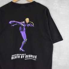 画像1: 2000's DEATH BY DEGREES ゲームキャラクタープリントTシャツ BLACK L (1)