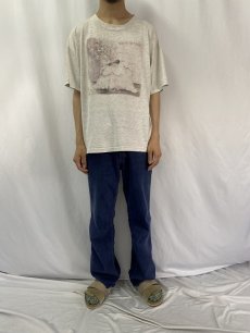 画像2: 90's SAUSAGE USA製 "riddles are ahound tonight" オルタナティブロックバンドプリントTシャツ XL (2)