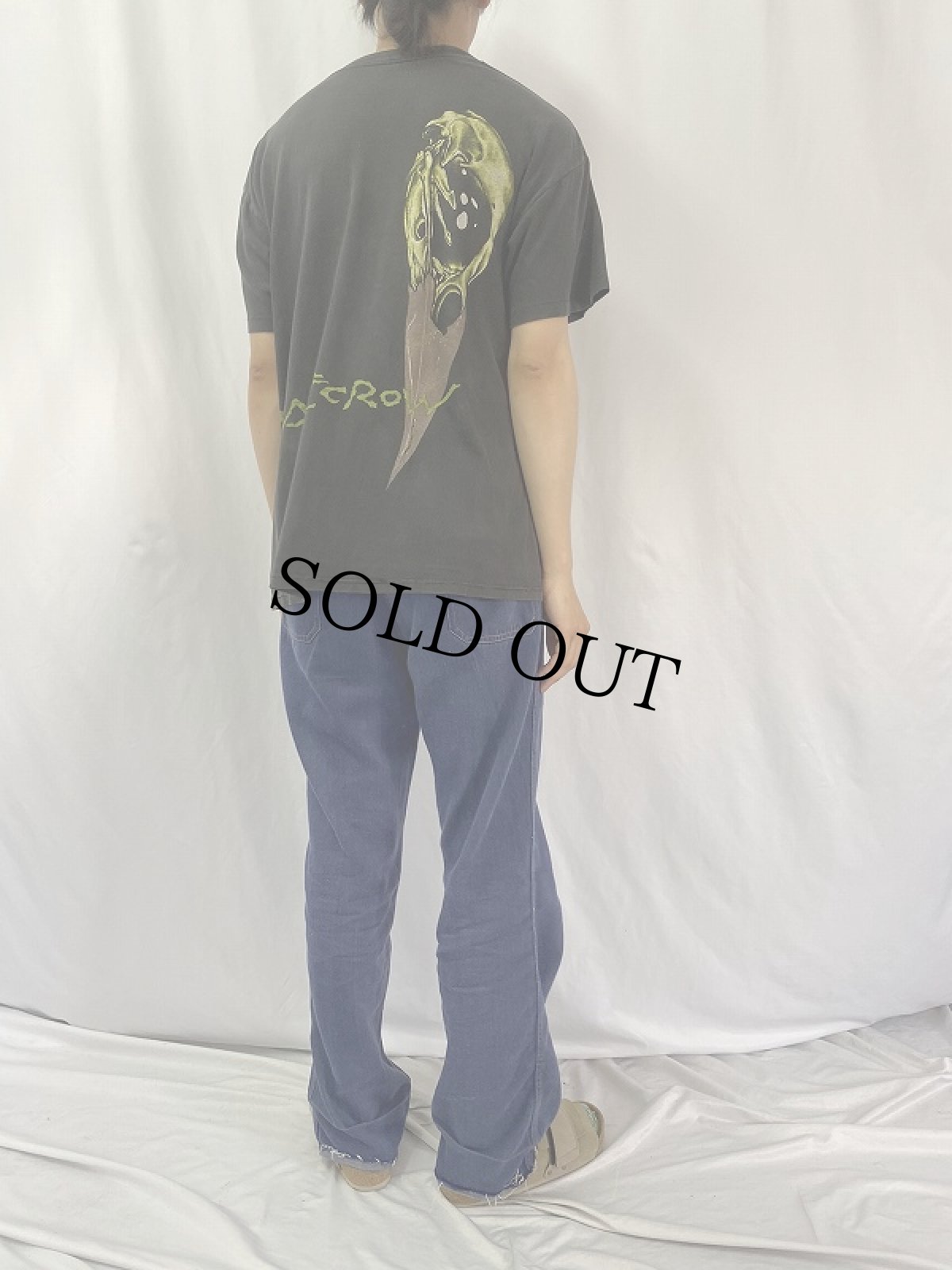 画像4: 90's MINISTRY PUSHEAD "SCARECROW" ロックバンドプリントTシャツ BLACK (4)