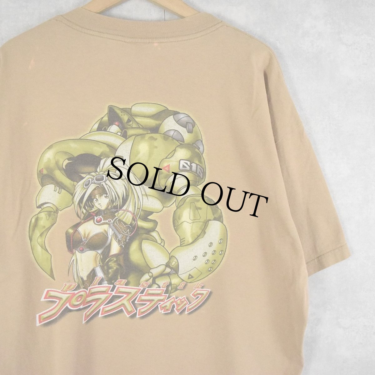 画像1: 【SALE】 90's〜 PLASTIK キャラクタープリントTシャツ XL (1)