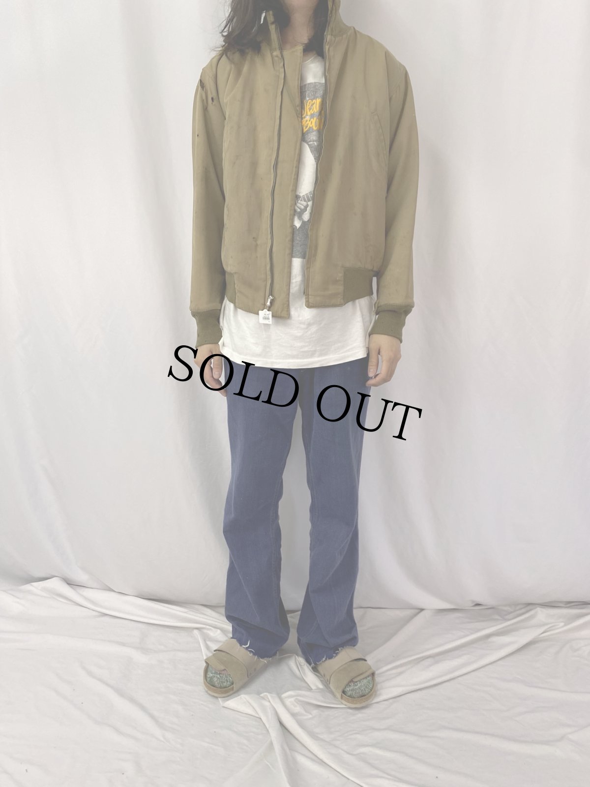 画像2: [お客様お支払い処理中]40's U.S.ARMY "コの字エンド" タンカースジャケット 2nd (2)