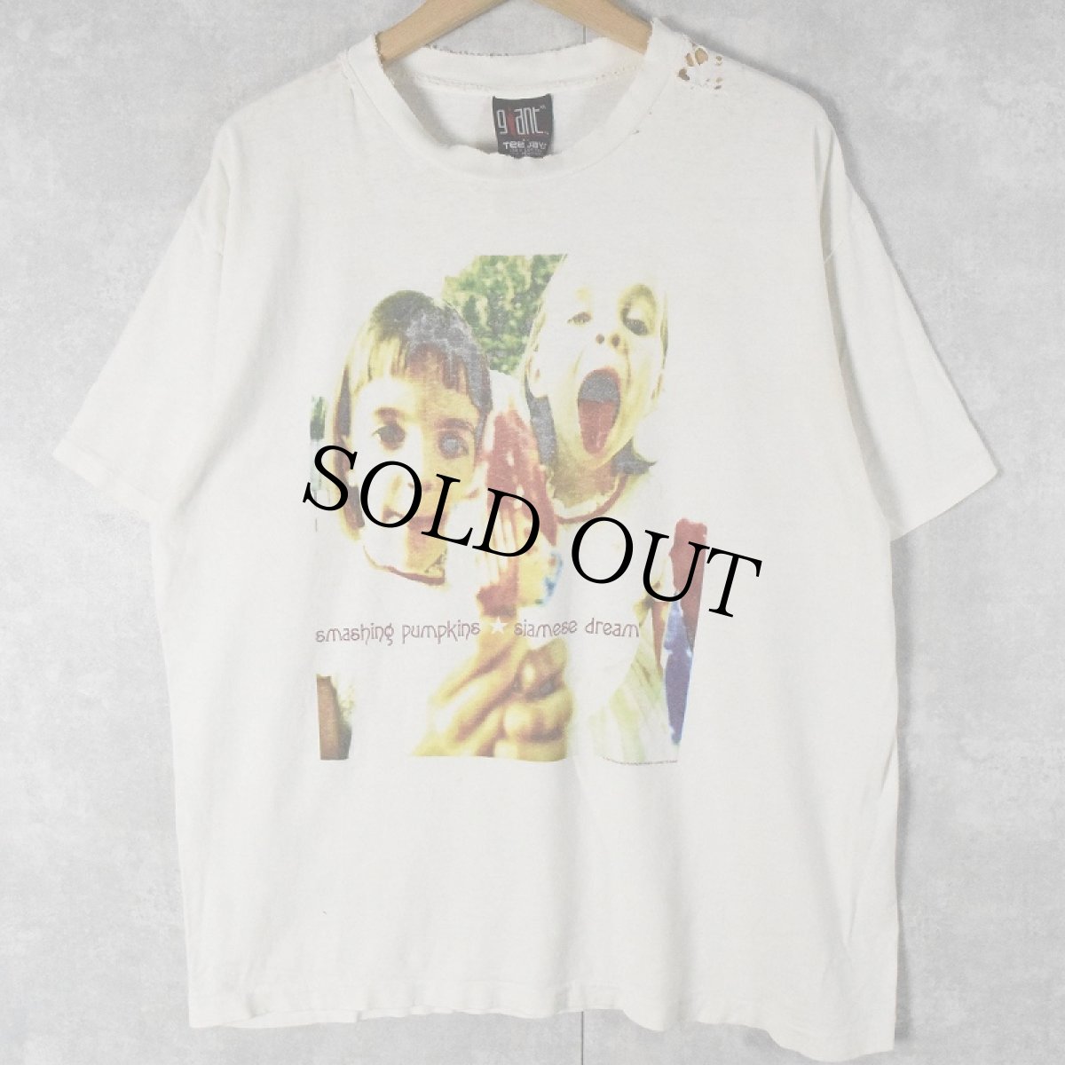 画像2: 90's The Smashing Pumpkins USA製 "Siamese Dream" オルタナティブロックバンドTシャツ XL (2)